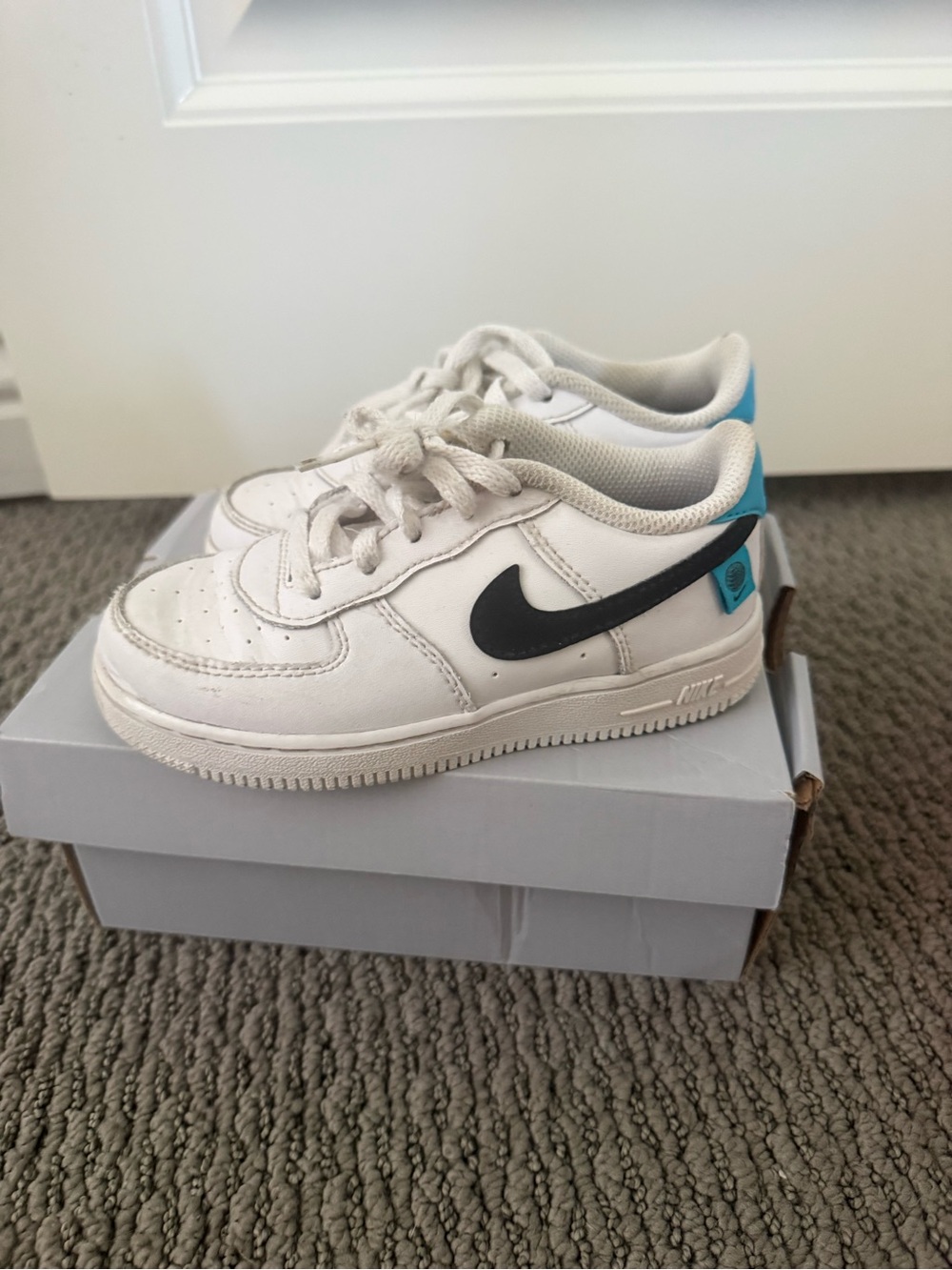 Kids Nike White Force 1